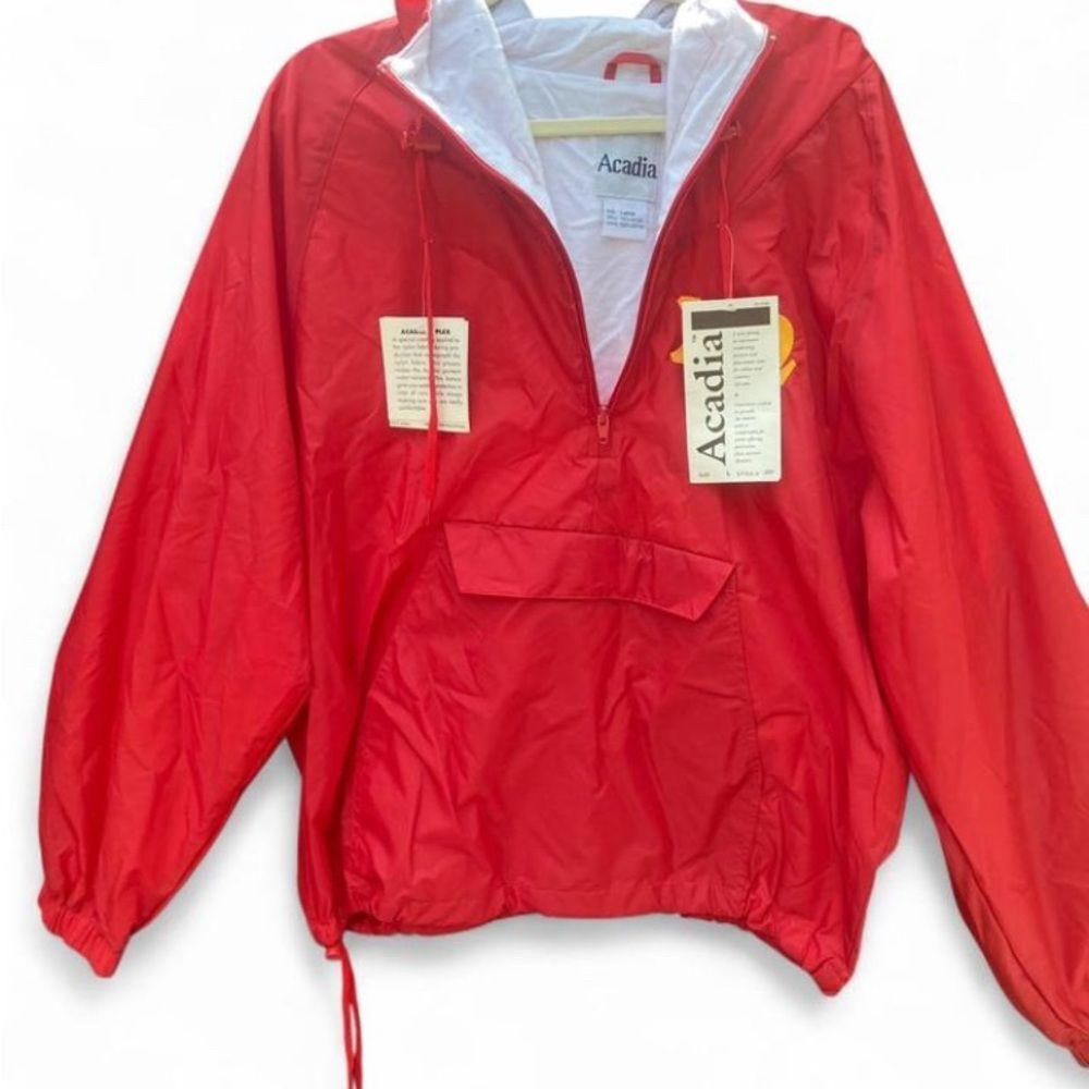 Arcadia Bright Red Raincoat